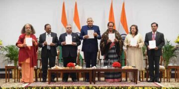 Vice President Jagdeep Dhankhar launches Gopichand Hinduja compiled book ‘I Am?’