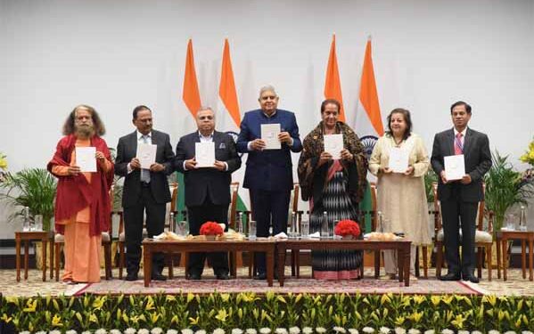 Vice President Jagdeep Dhankhar launches Gopichand Hinduja compiled book ‘I Am?’