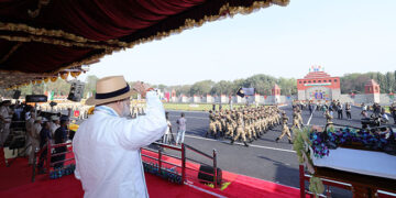 At CISF Raising Day parade, Amit Shah urges TN CM to impart professional courses in Tamil