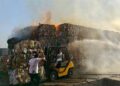 Army team combats massive industrial fire at Dharangadhara in Surendranagar dist, no loss of life