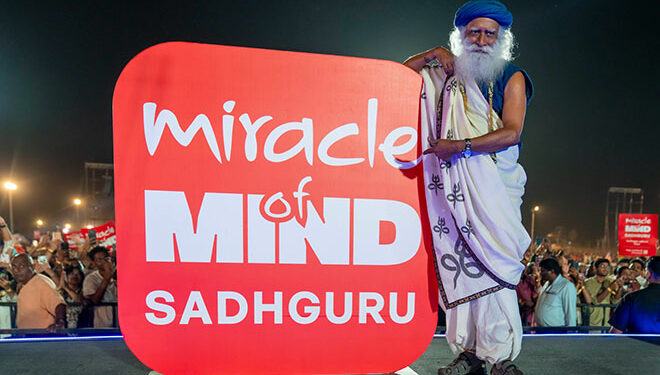 Sadhguru’s meditation app Miracle of Mind hits 1 million downloads in 15 hours, beats ChatGPT