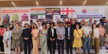 Indo-Georgian Fest hosted by Swarrnim Startup University ends with soul-stirring theatrical performances