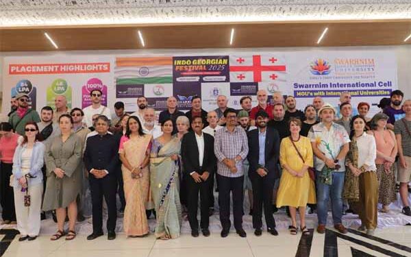 Indo-Georgian Fest hosted by Swarrnim Startup University ends with soul-stirring theatrical performances