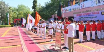 BSF Gujarat Frontier IG inaugurates 14th BSF Inter-Frontier Badminton Competition in Gandhinagar