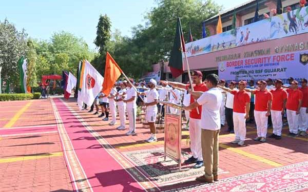 BSF Gujarat Frontier IG inaugurates 14th BSF Inter-Frontier Badminton Competition in Gandhinagar