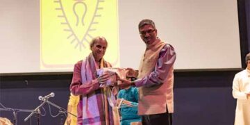 IITGN hosts renowned flautist Pandit Hariprasad Chaurasia at SPIC MACAY’s ‘Virasat 2025’