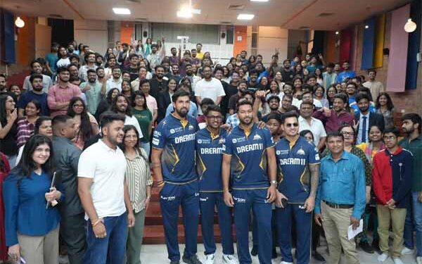 Week ahead of IPL Season 2025, Gujarat Titans quartet bowls over MICA students and faculty