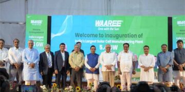 Atmanirbhar Bharat: Bharat‘s largest solar cell mfg Gigafactory inaugurated by Waaree Energies in Chikhli, Gujarat