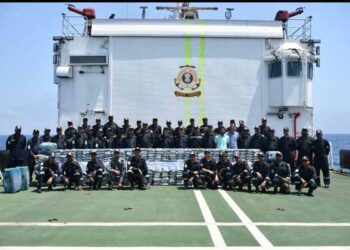 ICG, Gujarat ATS jointly seize 300 kg narcotics worth Rs 1,800 cr near Gujarat Coast