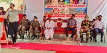 Gujarat NCC Directorate cadets take part in Vibrant Village Programmme of Banaskantha border village