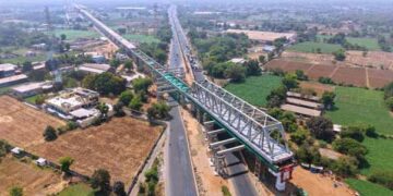 Bullet train: First 100-meter long span of 2 X 100-m long steel bridge launched on NH-48 in Gujarat