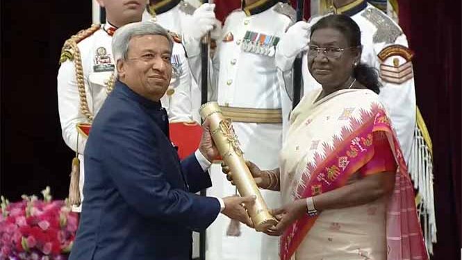 President presents Padma Awards to 71 eminent personalities, including Pankaj Patel from Gujarat