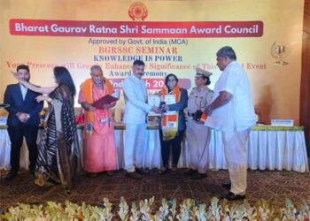 Dr. Naiya Suthar bags Bharat Gaurav Ratna Shri Samman under Preventive Healthcare and Innovation