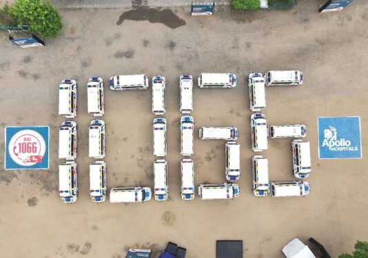 Apollo Hospitals launches ‘Fleet of Hope’ campaign to raise awareness on 1066 Emergency Services