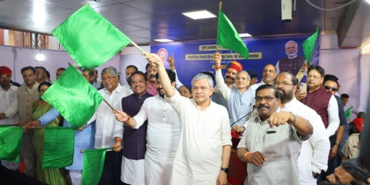 Ashwini Vaishnaw launches new train from Chennai to Bhagat ki Kothi (Jodhpur) & Pune to Jodhpur