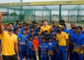 Noor Ahmad, Vijay Shankar visit Super Kings Academy in Vanagaram for a special session