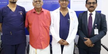 In a first in South India, SIMS Hospital performs coronary bypass surgery and pacemaker implant on nonagenarian doc
