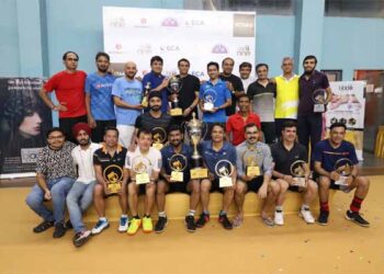Mumbai Risers emerge champ in the ‘Blackk & One Cup 2025’ Badminton Tourney for seniors