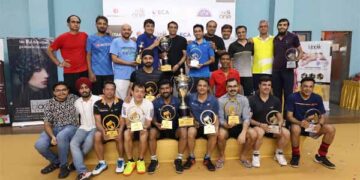 Mumbai Risers emerge champ in the ‘Blackk & One Cup 2025’ Badminton Tourney for seniors