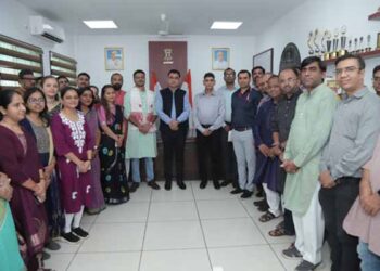 PMG KK Yadav dedicates Newly Built Ahmedabad City Division Office at Navrangpura Head PO Building