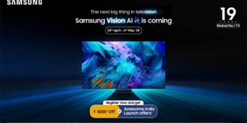 Samsung India to launch 2025 line-up of Vision AI Television on Wednesday, May 7