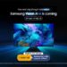 Samsung India to launch 2025 line-up of Vision AI Television on Wednesday, May 7