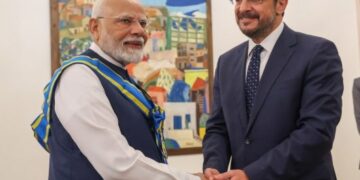 PM Modi conferred with Cyprus’ highest civilian award -Grand Cross of the Order of Makarios III