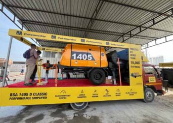 Putzmeister unveils latest addition to its stationary concrete pump range, holds roadshow in Gujarat