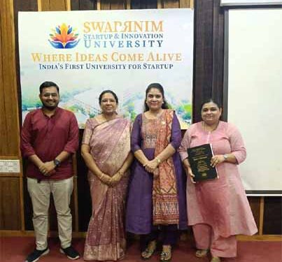 Swarrnim Institute of Technology scholar completes PhD on Urban Mobility Solutions