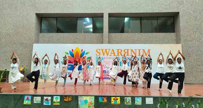 Swarrnim University’s Dept of Swasthavritta & Yoga celebrates International Yoga Day