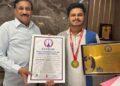 Swarrnim University student sets world record by performing 72 Wing Push-Ups in Tittibhasana