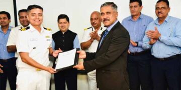 ICG inducts ‘Adamya’, the first FPV out of the eight being built by GSL, with indigenous tech