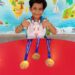 Apollo Juniors’ Inaaya secures a hat-trick of gold medals in Girls Quad Roller Skates – Under 6