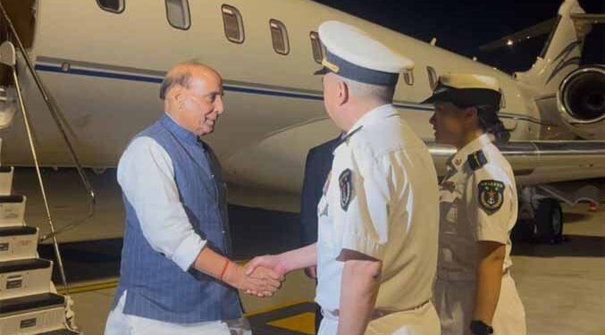 Rajnath Singh lands in China’s Qingdao for SCO Defence Ministers’ Meet 