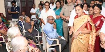 Union MoS Nimuben Bambhaniya inaugurates assessment camp for senior citizens in Bhavnagar