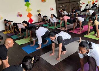 Biorhythm Fitness Studio celebrates Yoga Day
