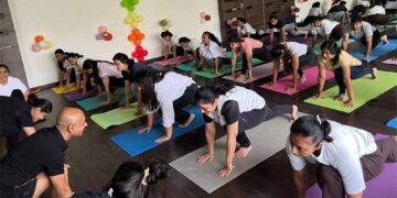 Biorhythm Fitness Studio celebrates Yoga Day