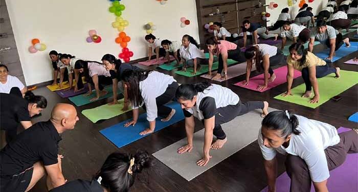 Biorhythm Fitness Studio celebrates Yoga Day