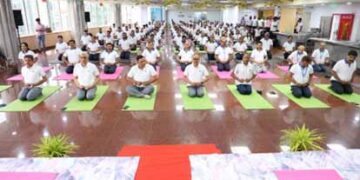 Bank of India celebrates 11th International Day of Yoga with great zeal and enthusiasm