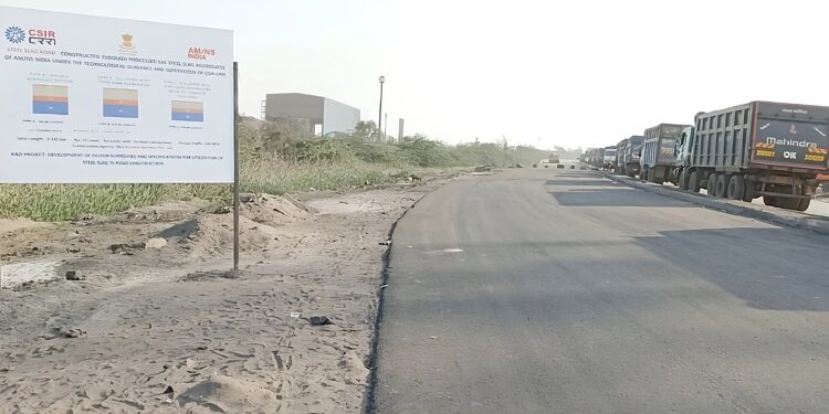 Waste to wealth: In a first, AM/NS India gets CSIR-CRRI’s breakthrough steel slag aggregates technology