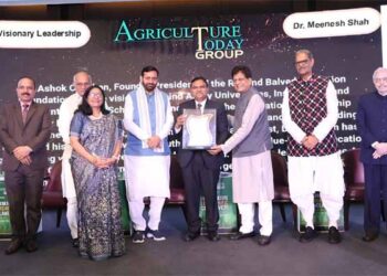 Dr Meenesh Shah, Chairman, NDDB honoured with Visionary Leadership Award 2025