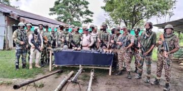 Security forces recover huge cache of arms, explosives in major crackdown across Manipur
