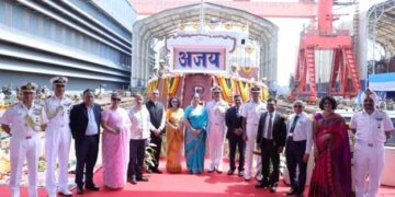 Indian Navy launches latest warship Ajay, another shallow water killer, to hunt submarines