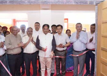 Minister Rushikesh Patel dedicates IITRAM students’ hostel, and E-1 Type Staff Quarters