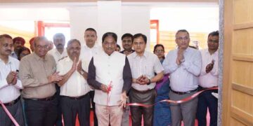 Minister Rushikesh Patel dedicates IITRAM students’ hostel, and E-1 Type Staff Quarters