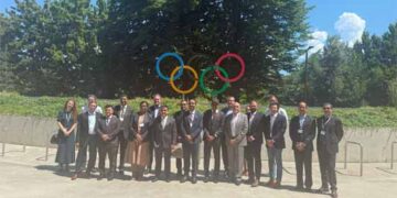 Indian high-level delegation visits Olympic headquarters to hold talks for 2036 hosting rights