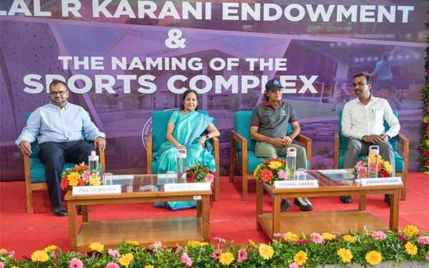 A tribute to spirit, strength: IITGN renames sports complex as Hiralal R Karani Sports Complex