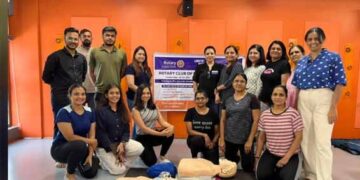 Healthcare: Rotary Club of Bhavnagar Vibrant conducts CPR training for gym trainers