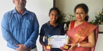 DPS – Bopal student clinches GSTA Table Tennis championship title in the Girls U-16 category