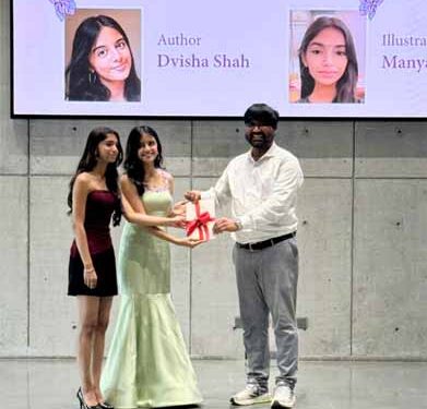 Teen author Dvisha Shah launches her debut poetry book in Ahmedabad with a bang
